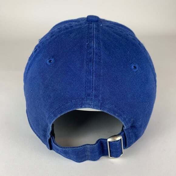 Chicago Cubs MLB Blue New Era 9Twenty Cooperstown Collection Strapback Hat - Picture 3 of 6